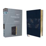 Holy Bible Niv, Thinline Bible, Blue Floral, Red Letter