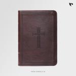 KJV Holy Bible (Dark Brown Faux Leather)