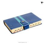 NIV Compact PU DT Thumb Index Gilt Edges Blue/Green