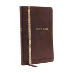 KJV, Thinline Bible,  Brown, King James Version Imitation Leather