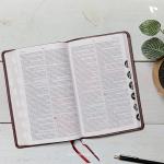 KJV, Thinline Bible,  Brown, King James Version Imitation Leather