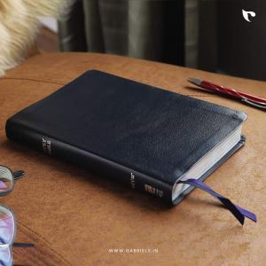 NIV, Thinline Bible, Bonded Leather (Navy)