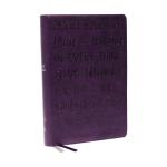 KJV, Large Print Center-Column Reference Bible (Purple)