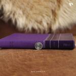 NIV, Thinline Bible, Large Print, Imitation Leather (Purple)