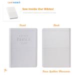 KJV Holy Bible (White)