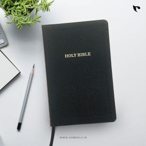 KJV Thinline Reference Bible | Black Bonded Leather