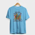 Happy Christmas Tree Half Sleeve T-Shirt